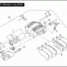 XL1200R 1CLP SPORTSTER 1200 ROADSTER (2004) Передний суппорт