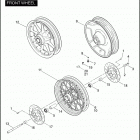 FLHT 1DDV ELECTRA GLIDE STANDARD (2004) Переднее колесо