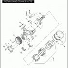 VRSCB 1HBZ VRSCB V-ROD (2004) PISTONS AND CRANKSHAFTS