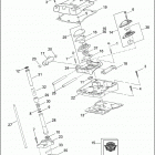 FXSTDSE2 1PHD CVO SOFTAIL DEUCE (2004) ROCKER ARM ASSEMBLY & PUSH RODS - 1550 TWIN CAM 95B