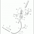 FLHTCSE 1PJE CVO ELECTRA GLIDE (2004) Привод управления сцеплением