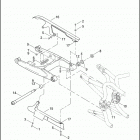 VRSCA 1HAZ VRSCA V-ROD (2003) REAR FORK, DEBRIS DEFLECTOR & BELT GUARD