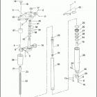 FLHTPI 1FMW ELECTRA GLIDE STANDARD POLICE (2003) FRONT FORK - RIGHT