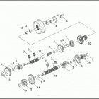 FLHT 1DDV ELECTRA GLIDE STANDARD (2003) TRANSMISSION GEARS