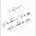 FXSTD 1BSY SOFTAIL DEUCE (2003) TRANSMISSION GEARS