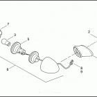 FXSTDSE 1PFD CVO SOFTAIL DEUCE (2003) REAR TURN SIGNALS