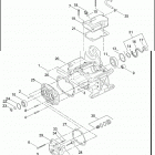 FLHRSEI2 1PGE CVO ROAD KING (2003) TRANSMISSION BEARINGS & COVERS