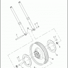 VRSCA 1HAZ VRSCA V-ROD (2003) Переднее колесо