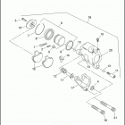 FLSTS 1BRY HERITAGE SPRINGER (2003) FRONT BRAKE CALIPER - SPRINGER MODELS