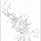 FXDP 1GKV DYNA DEFENDER (2003) FRAME & JIFFY STAND