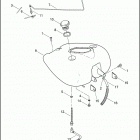 FLHRSEI2 1PGE CVO ROAD KING (2003) Топливный бак