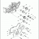 XL883C 4CJM SPORTSTER 883 CUSTOM (2003) GEARCASE & COVER
