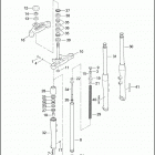 FXSTD 1BSY SOFTAIL DEUCE (2003) FRONT FORK - FXSTD / I