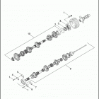 VRSCA 1HAZ VRSCA V-ROD (2003) TRANSMISSION GEARS