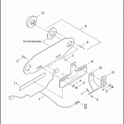 FXDP 1GKV DYNA DEFENDER (2003) LICENSE PLATE BRACKET & REAR MARKER LIGHTS