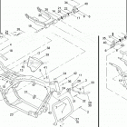 FLHRSEI2 1PGE CVO ROAD KING (2003) FRAME, REAR FORK & JIFFY STAND