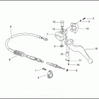 FXSTD 1BSY SOFTAIL DEUCE (2003) Привод управления сцеплением
