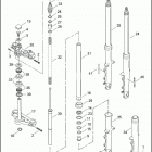 FXDXT 1GLV DYNA SUPER GLIDE T-SPORT (2003) FRONT FORK - FXDX & FXDXT