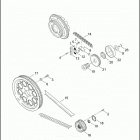 FXD 1GHV DYNA SUPER GLIDE (2003) BELTS, CHAINS & SPROCKETS