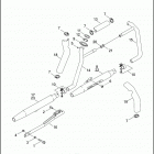XL883C 4CJM SPORTSTER 883 CUSTOM (2003) Глушитель