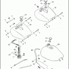 FXD 1GHV DYNA SUPER GLIDE (2003) FUEL TANKS