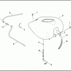 FLHTCUI 1FCW ULTRA CLASSIC (2003) FUEL TANK  - FUEL INJECTED FLHTCUI, FLHTCI, FLHTI & FLTR...