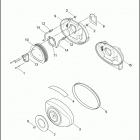 FLHTPI 1FMW ELECTRA GLIDE STANDARD POLICE (2003) Воздушный фильтр