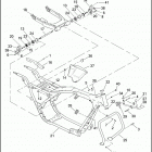 FLHTPI 1FMW ELECTRA GLIDE STANDARD POLICE (2003) FRAME, REAR FORK & JIFFY STAND