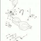 FLHRSEI2 1PGE CVO ROAD KING (2003) SEAT & RIDER BACKREST