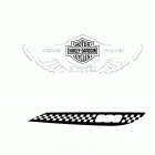 XL883C 4CJM SPORTSTER 883 CUSTOM (2003) FUEL TANK TRIM