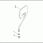 FLHTPI 1FMW ELECTRA GLIDE STANDARD POLICE (2003) Зеркало