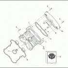 VRSCA 1HAZ VRSCA V-ROD (2003) CAMSHAFT COVERS - FRONT SHOWN