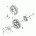 FLHT 1DDV ELECTRA GLIDE STANDARD (2003) Заднее колесо