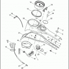 FLHRSEI2 1PGE CVO ROAD KING (2003) FUEL TANK CONSOLE