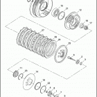 XL883C 4CJM SPORTSTER 883 CUSTOM (2003) Сцепление