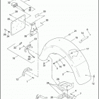 FLHT 1DDV ELECTRA GLIDE STANDARD (2003) Задний бампер