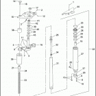 FLHT 1DDV ELECTRA GLIDE STANDARD (2003) FRONT FORK - RIGHT