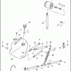 XL883C 4CJM SPORTSTER 883 CUSTOM (2003) OIL TANK & FILTER