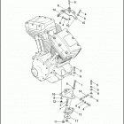 FLHT 1DDV ELECTRA GLIDE STANDARD (2003) ENGINE MOUNTS & STABILIZER LINKS