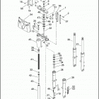 FLSTF 1BMY FAT BOY (2003) FRONT FORK - FLSTC / I & FLSTF / I