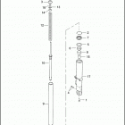 FLHTPI 1FMW ELECTRA GLIDE STANDARD POLICE (2003) FRONT FORK - LEFT (FAIRING MODEL)