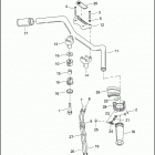XL1200 1CAP SPORTSTER 1200 (2003) HANDLEBAR & THROTTLE CONTROL