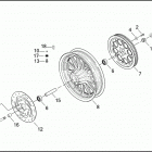 FXDP 1GKV DYNA DEFENDER (2003) Заднее колесо