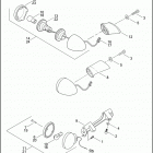 FXSTD 1BSY SOFTAIL DEUCE (2003) REAR TURN SIGNALS