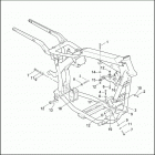 FXD 1GHV DYNA SUPER GLIDE (2003) ENGINE MOUNTS & STABILIZER LINK