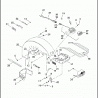 FLHT 1DDV ELECTRA GLIDE STANDARD (2003) Переднее крыло