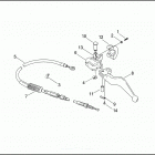 FLHT 1DDV ELECTRA GLIDE STANDARD (2003) Привод управления сцеплением