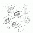 XL883C 4CJM SPORTSTER 883 CUSTOM (2003) AIR CLEANER & ENRICHENER