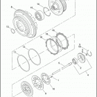 FLHRSEI2 1PGE CVO ROAD KING (2003) Сцепление