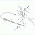 XL883C 4CJM SPORTSTER 883 CUSTOM (2003) Привод управления сцеплением